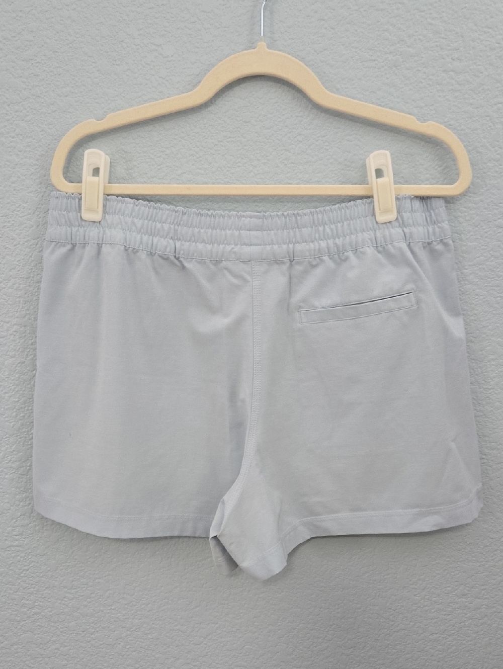FAHERTY Casual Day Short Light Blue Elastic-Waist Front/Back Pockets Sz LARGE - Picture 6 of 10
